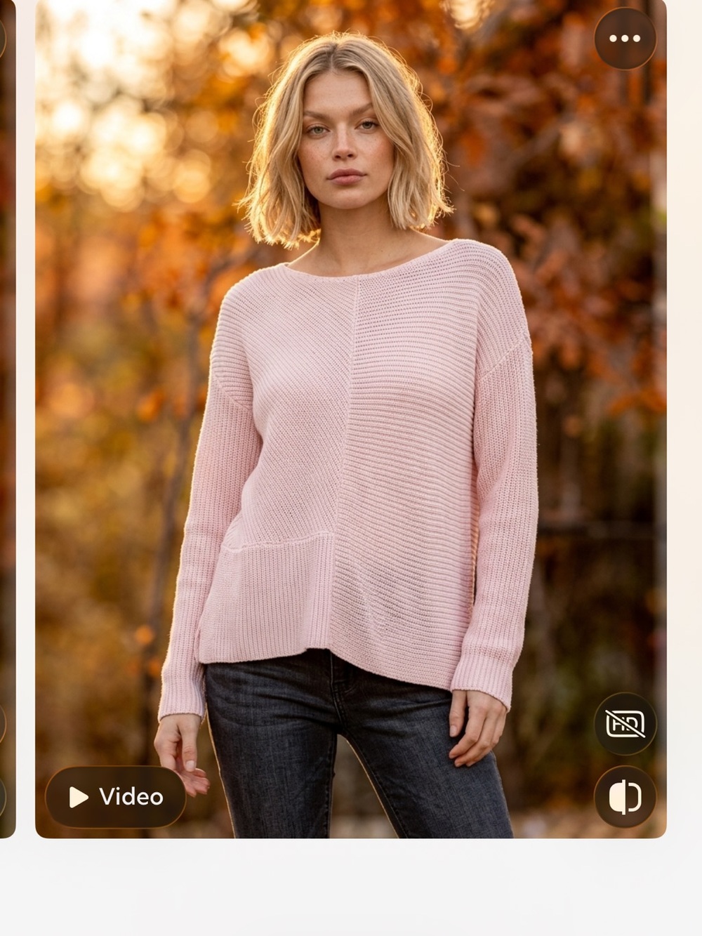 Perfect Lauren Ralph Lauren Pale Pink Knit Crewneck Sweater